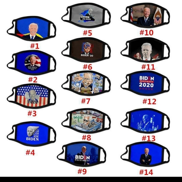 Trump 2020 Biden 2020 masks pre order now!!!! - Picture 3 of 3